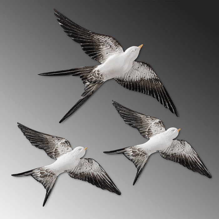 Aberto Design Flying Swallow - 2 Blanco y Negro